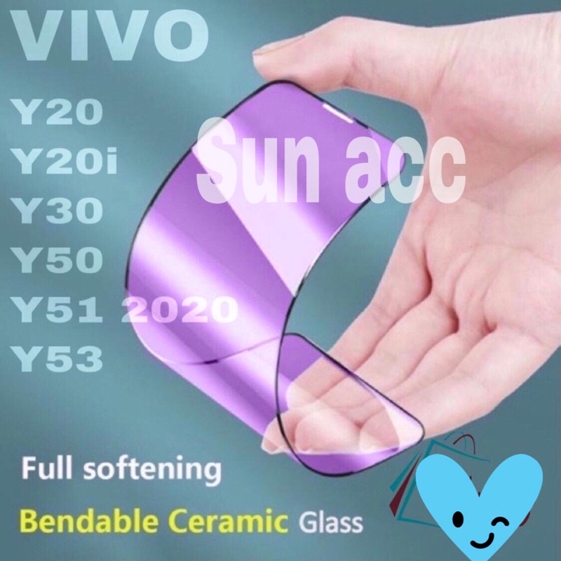 TEMPERED GLASS CERAMIC FILM BLUE LIGHT RAY VIVO Y20/Y20i/Y30/Y50YY51 2020/Y53 ANTI RADIASI