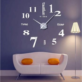 MLNSHP Taffware Jam Dinding Besar DIY Giant Clock Quartz 80-130cm - DIY-101