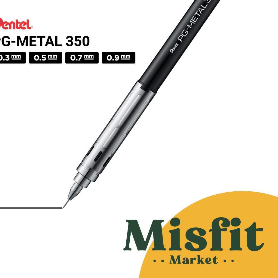 

Dijamin Miring harga.. Pentel PG Metal 350 Mechanical Pencil 0.3 0.5 0.7 0.9 mm