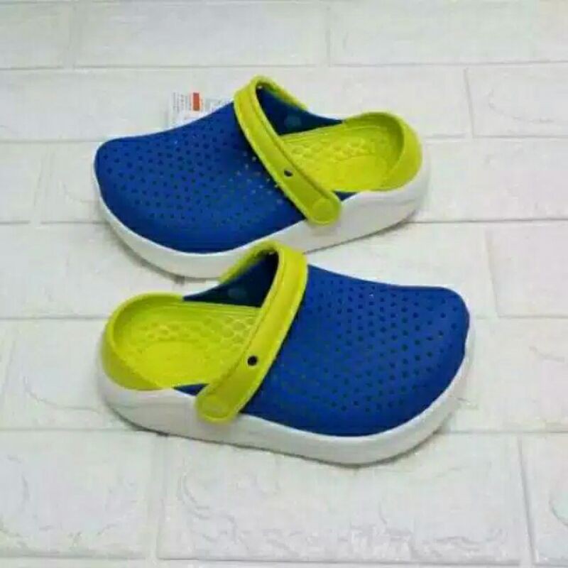 SENDAL ANAK LITERIDE LITE RIDE CLOG KIDS and JUNIOR CROCS SANDAL