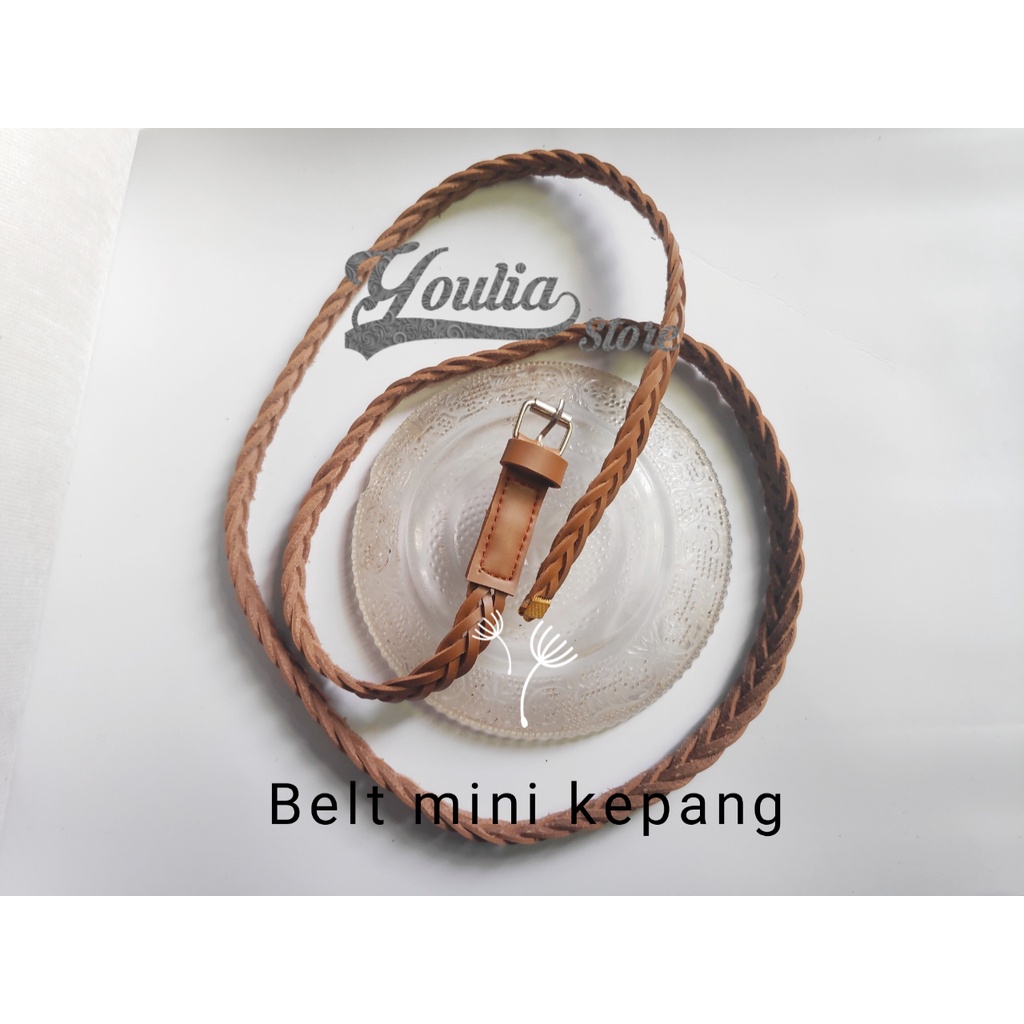 YA Belt | Gesper | ikat pinggang kepang mini