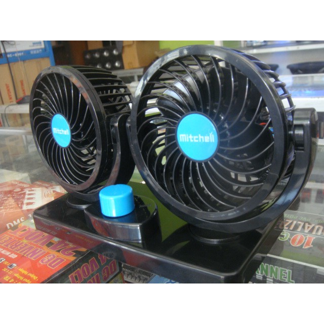 Kipas Angin Mobil DC Lighter 12V Colok Rokok Fan Double Blower