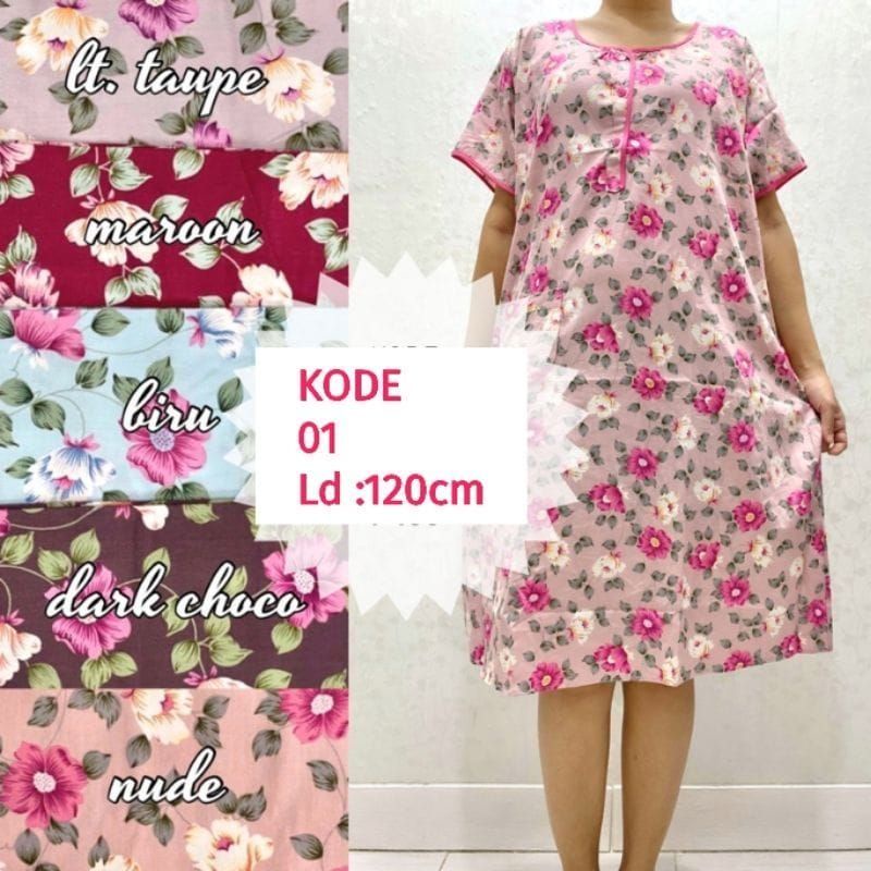 Daster L Kajep Katun Jepang Sabata Halus Pretty Girl Busui