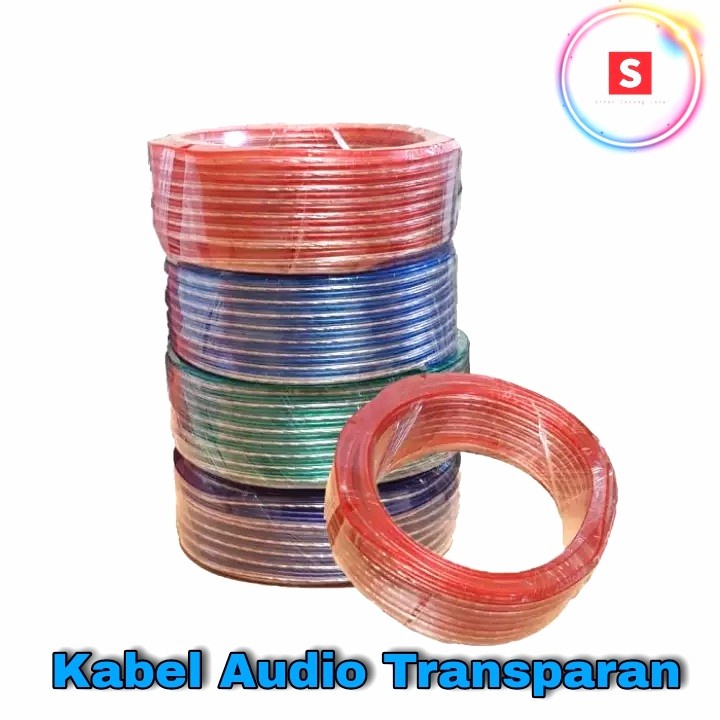 Kabel Audio Transparan Meteran
