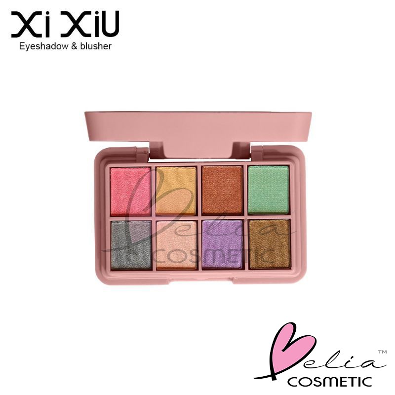 ❤ BELIA ❤ Xi Xiu 2 in 1 Eyeshadow &amp; Blushon | 8 Colors Eye Shadow &amp; 2 Colors Blush On | XIXIU