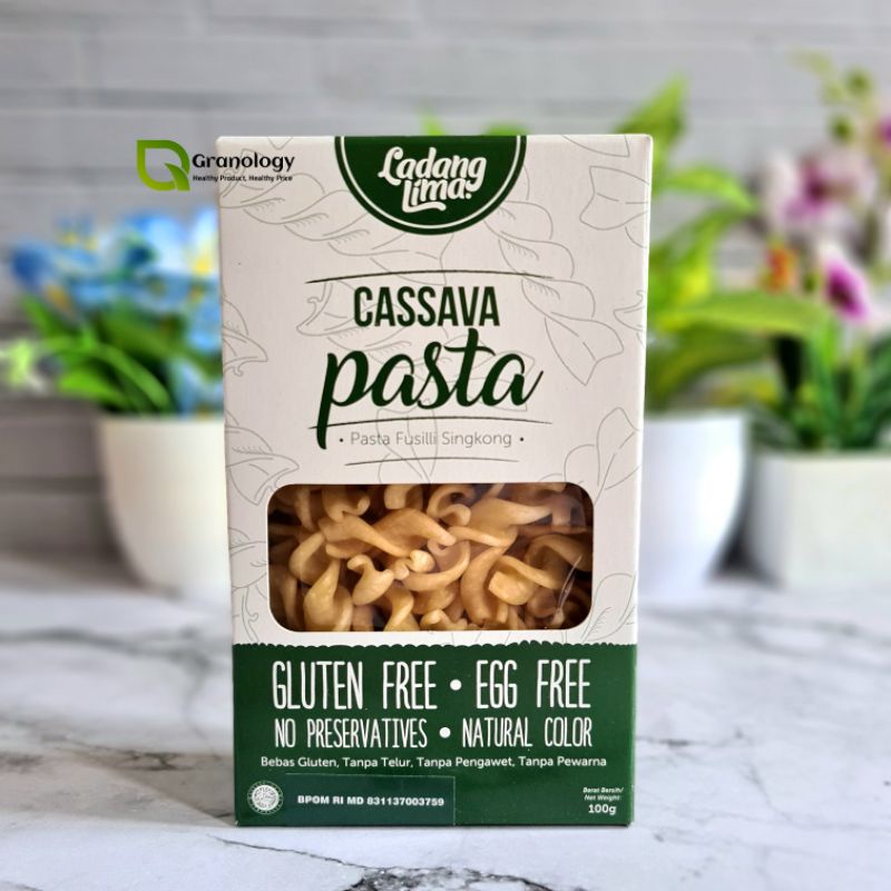 Ladang Lima Cassava Pasta / Pasta Singkong Gluten Free 100 gram