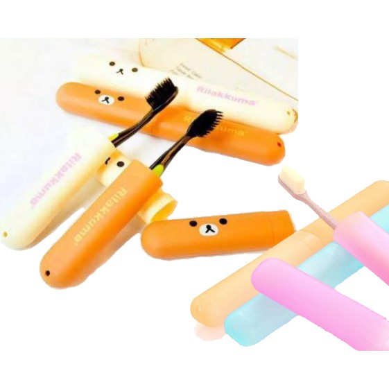 (NCS) Tempat Box Kotak Sikat Gigi Portable Travel Toothbrush Case Penutup Steril