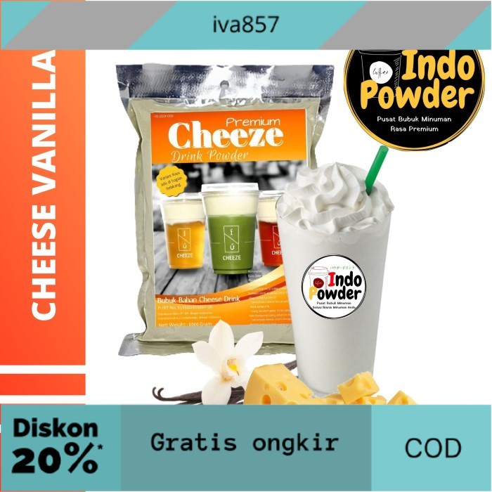 

PROMO Bubuk Minuman CHEESE VANILLA 1Kg - Bubuk CHEESE VANILLA 1Kg GRATIS ONGKIR