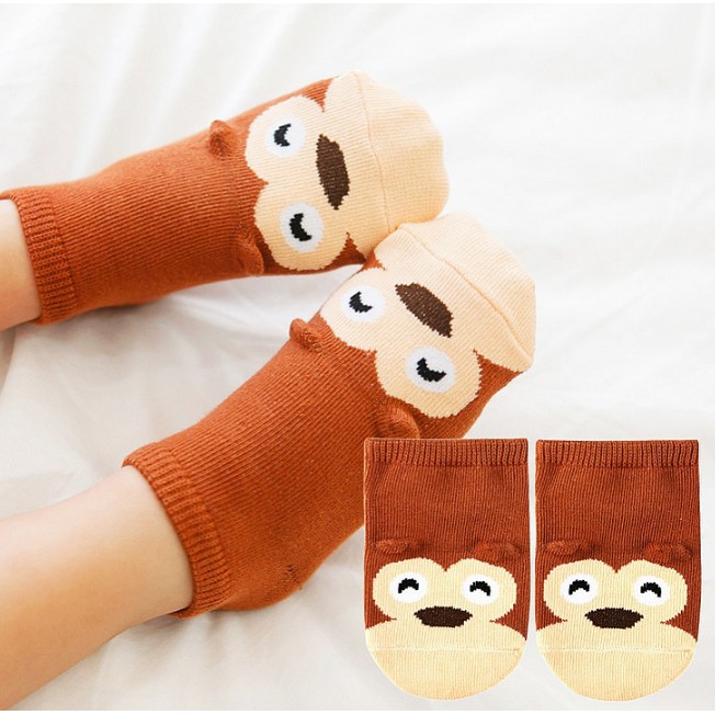 Grosir - K385 Kaos Kaki Anti Slip Animal / Baby Socks / Kaos Kaki Bayi / Kaos Kaki Anak Anak/ Sepatu