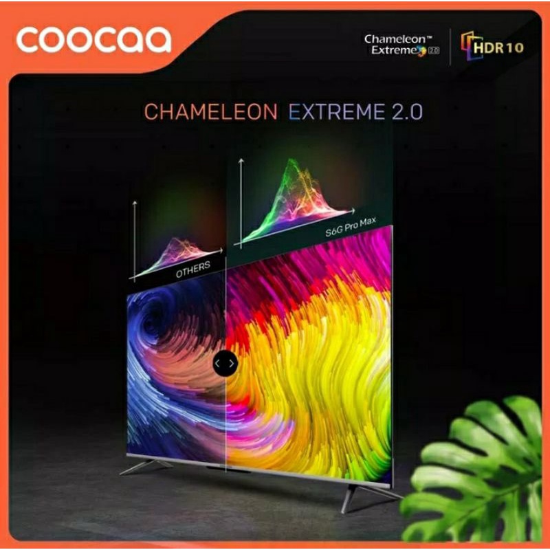 Smart Android TV COOCAA 50 inch 50S6G PRO MAX 2/32 GB - Android 10 - Far Field Voice Control