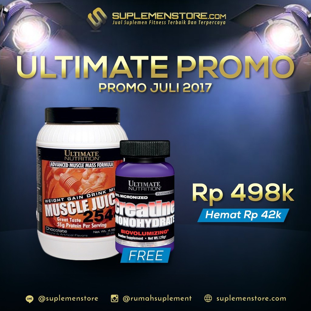 PROMO UN Muscle Juice 2544 size 4.96Lbs FREE Creatine Monohydrate 120Gram