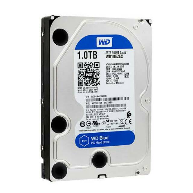 WD Blue 1TB - HDD Hardisk Internal 3.5 For PC