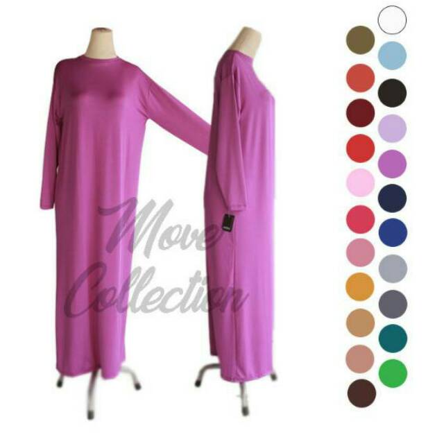 Manset Gamis Bahan Spandek dan Rayon