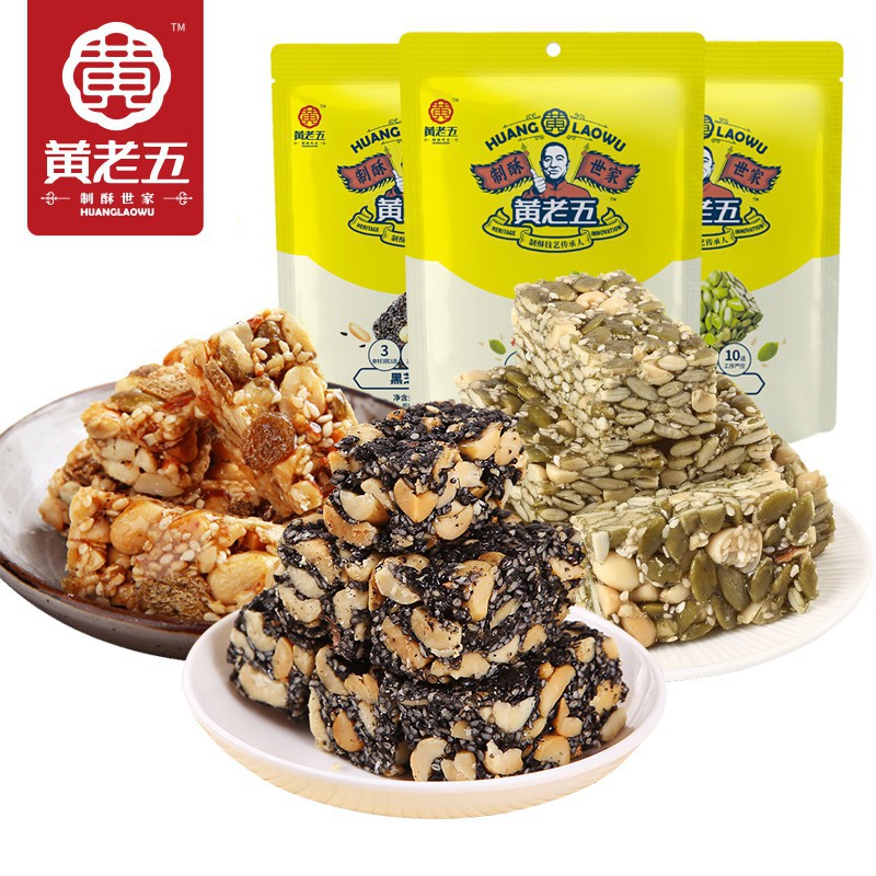 

Teng Teng Kacang Huanglaowu 黄老五坚果酥