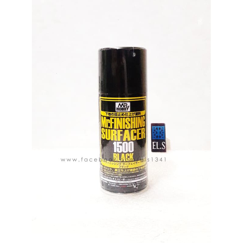 Paket Starter - Isopropyl Alcohol - Diton Clear Doff Mr Finishing Surfacer 1500 Black (Spray Can)