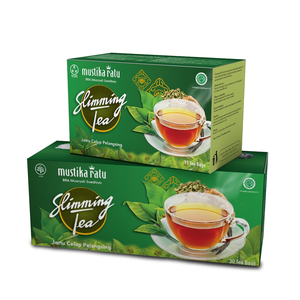 

Slimming Tea Mustika Ratu / Teh Celup Pelangsing / Mengurangi Lemak Tubuh