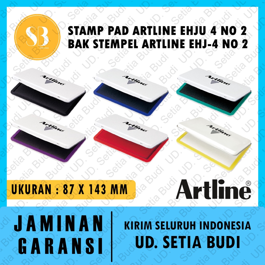 Stamp Pad Artline EHJU 4 No 2 Bak Stempel Artline EHJ-4 No 2