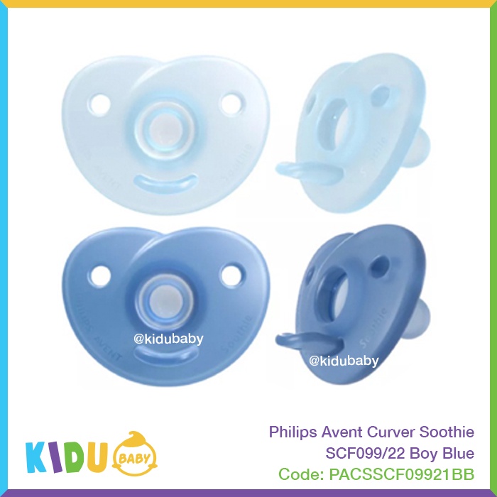 Philips Avent Curver Soothie SCF099/21 Boy Blue Empeng Bayi Kidu Baby