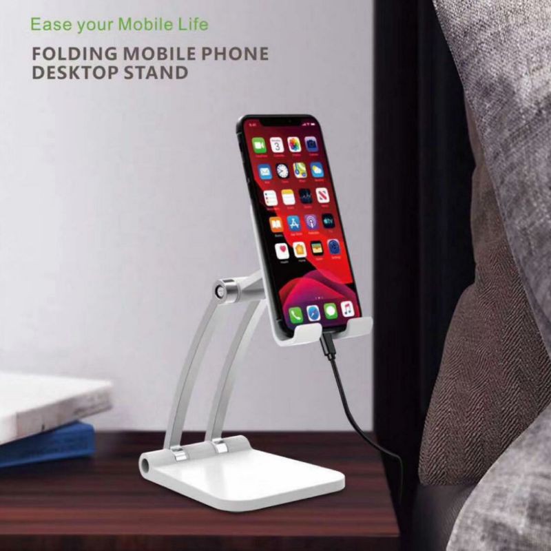 Holder Handphone Phone Ipad Stand Fleksibel Dudukan HP Handphone Folding Dekstop Tablet Universal