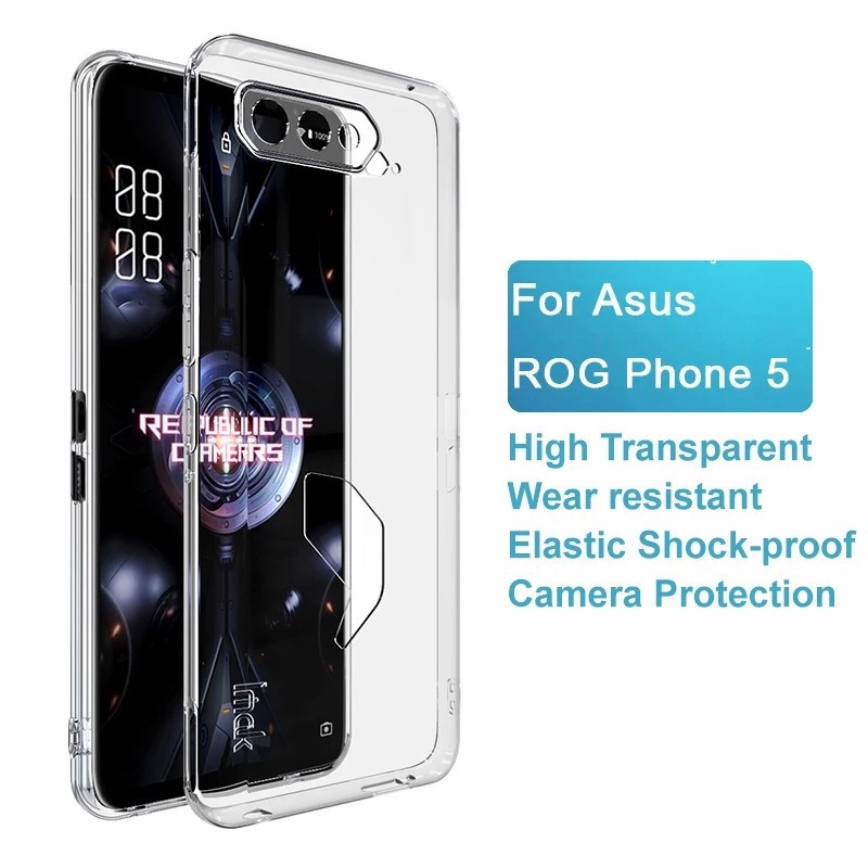 CASE CASING IMAK ASUS ROG 5 / ROG 5 PRO SHOCKPROOF CLEAR CASE
