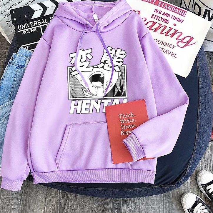 Terbaik.. Hoodie Anime Ahegao Hentai kartun Termurah | Hoodie jaket streetwear pria/wanita keren