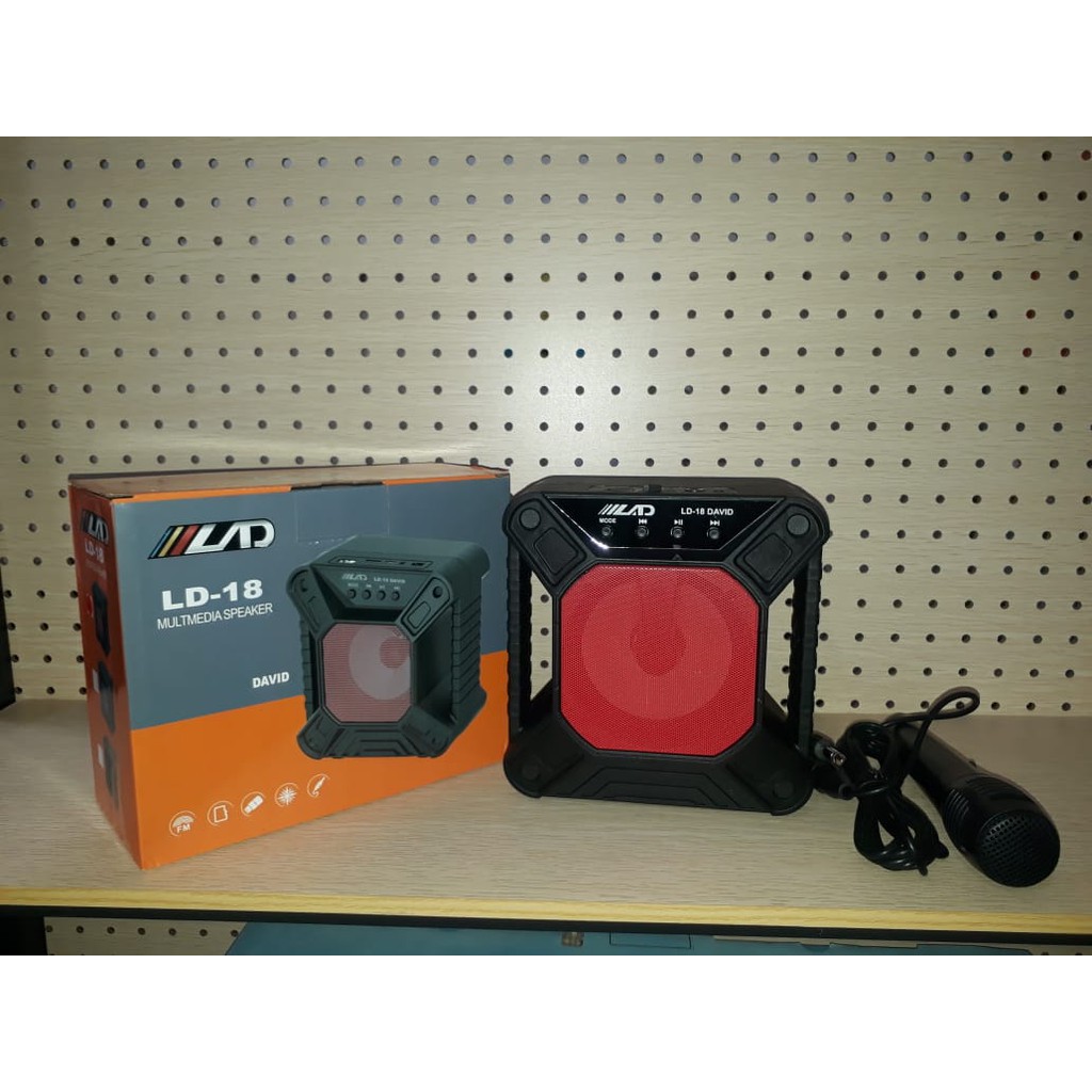 SPEAKER LAD LD-18 MULTIMEDIA SPEAKER LD18 DAVID FREE MIC