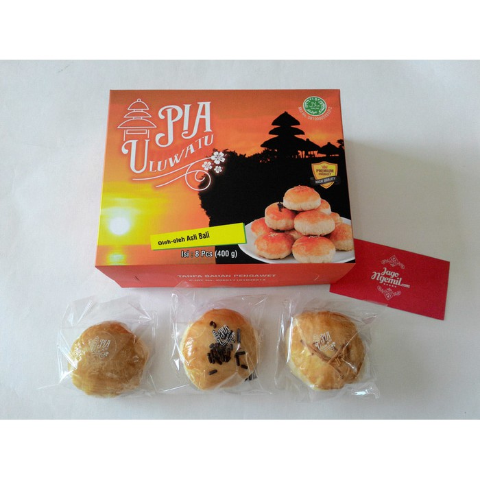

Pia Uluwatu mix 3rasa (cok, kj & kcg hijau) - oleh-oleh Pia dari Bali