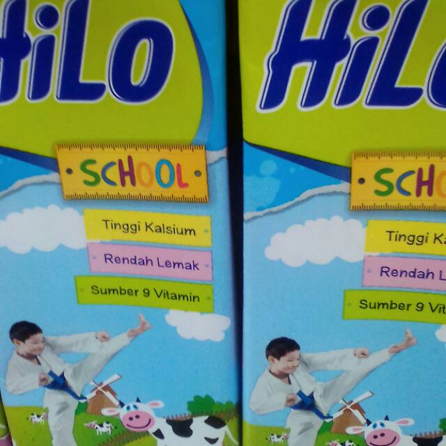 

Susu Hilo school 200ml rasa vegiberry