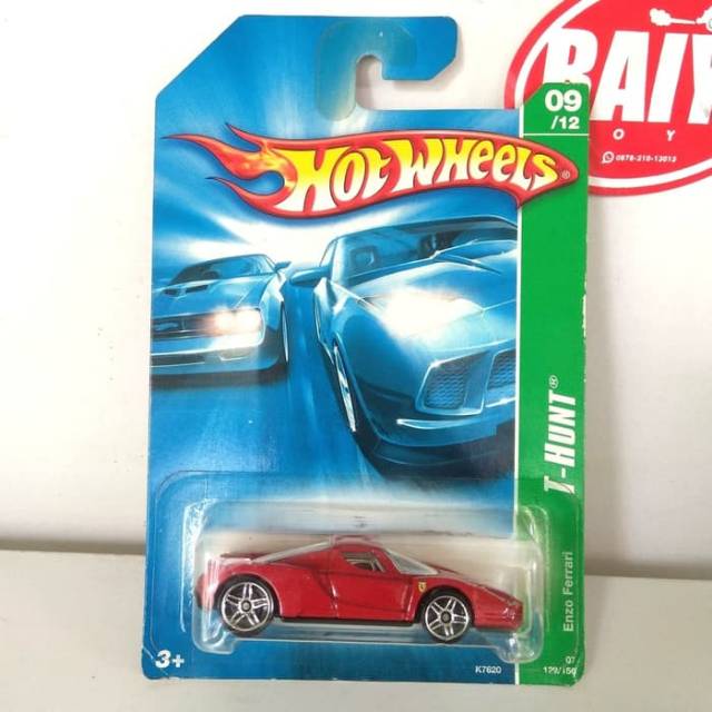 HOT WHEELS TREASURE HUNT THUNT TH FERRARI ENZO FERRARI MERAH bukan EG