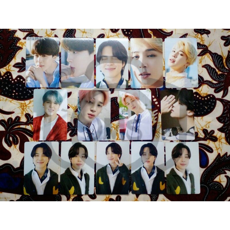 [READY SET 14PC] Photocard PC Jimin JM Dicon 101 Merem Selca Pink Hair Photocard PC Jimin JM BTS Dic