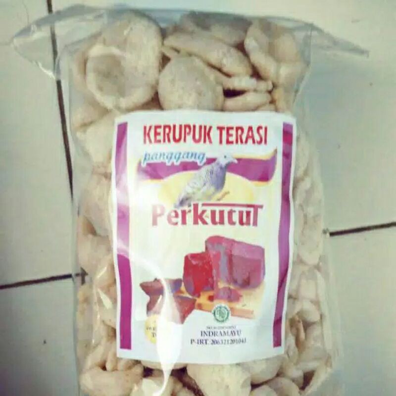 

kerupuk terasi panggang sehat tanpa minyak