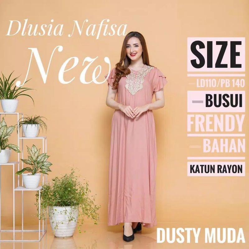 Daster Arab NAFISA POLOS by Dlusia