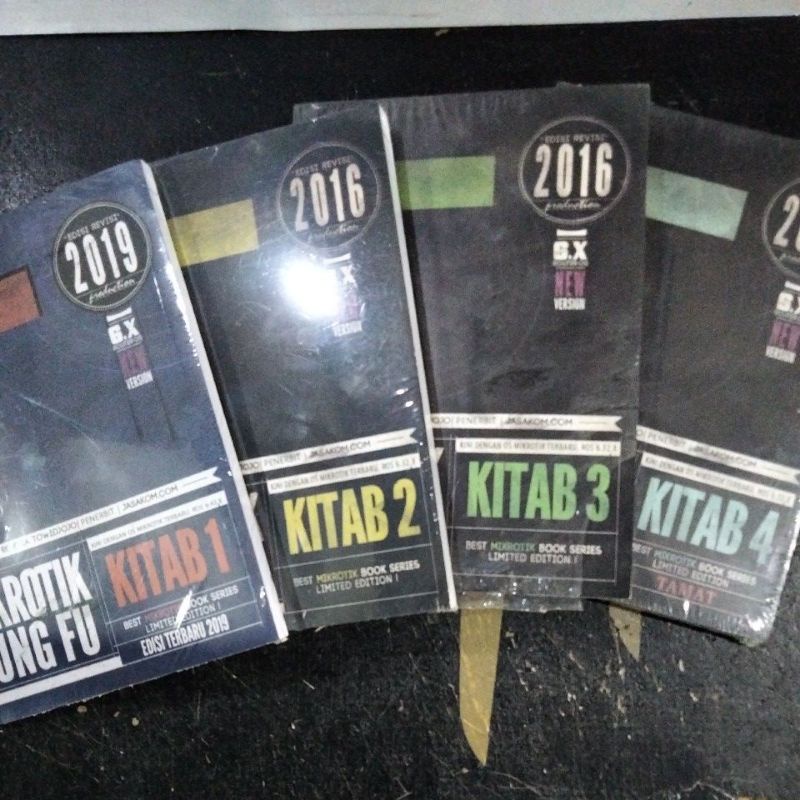 Jual Buku paketan Mikrotik kung fu kitab 1,2,3,4 Indonesia|Shopee Indonesia