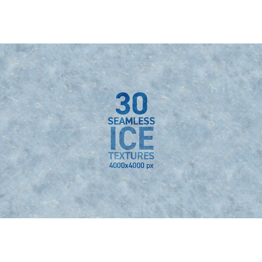 30 Seamless Ice Textures - JPEG Ultra HD