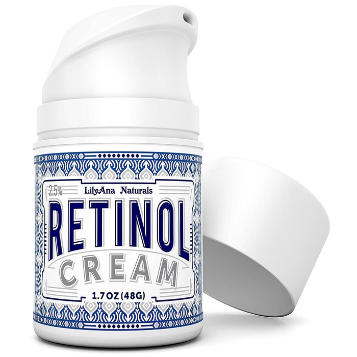 LilyAna Naturals Retinol Cream Moisturizer 1.7 Oz/48g