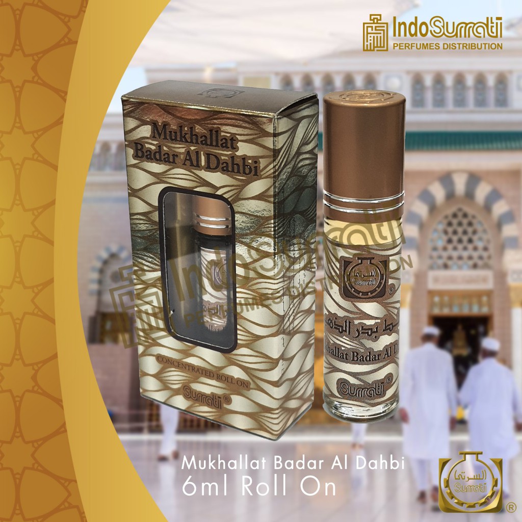 Parfum MUKHALLAT BADAR AL DAHBI 6ml Roll On | Parfum Surrati | Surrati Perfumes | Bibit Minyak Wangi