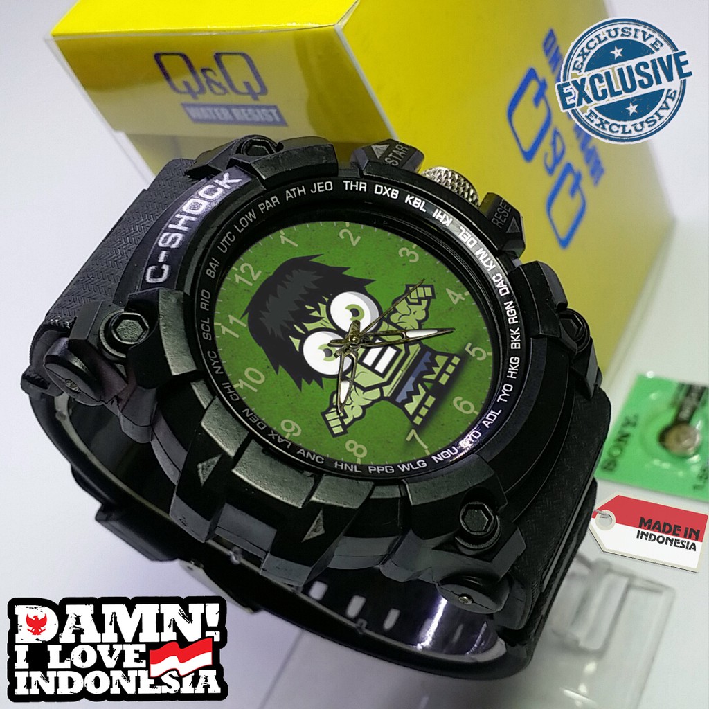 Jam Tangan Custom HULK 2 Outdoor