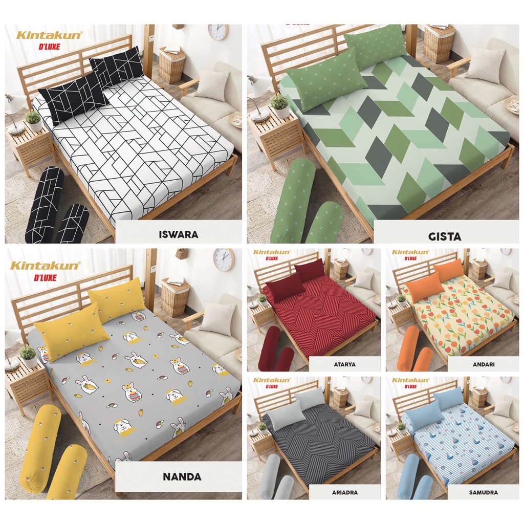 Kintakun Dluxe - Sprei Queen T30 (160x200) tinggi 30 Terlaris pilihan