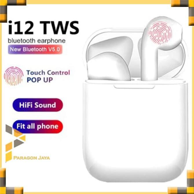 harga promo Barang bagus Airpods i12 TWS Original Airpod Earphone Wireless Iphone Samsung i10