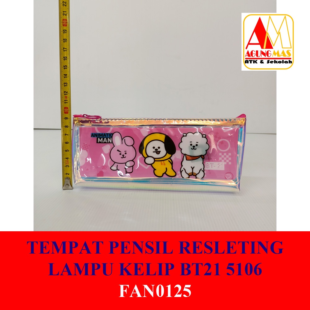 

TEMPAT PENSIL RESLETING LAMPU KELIP BT21 5106