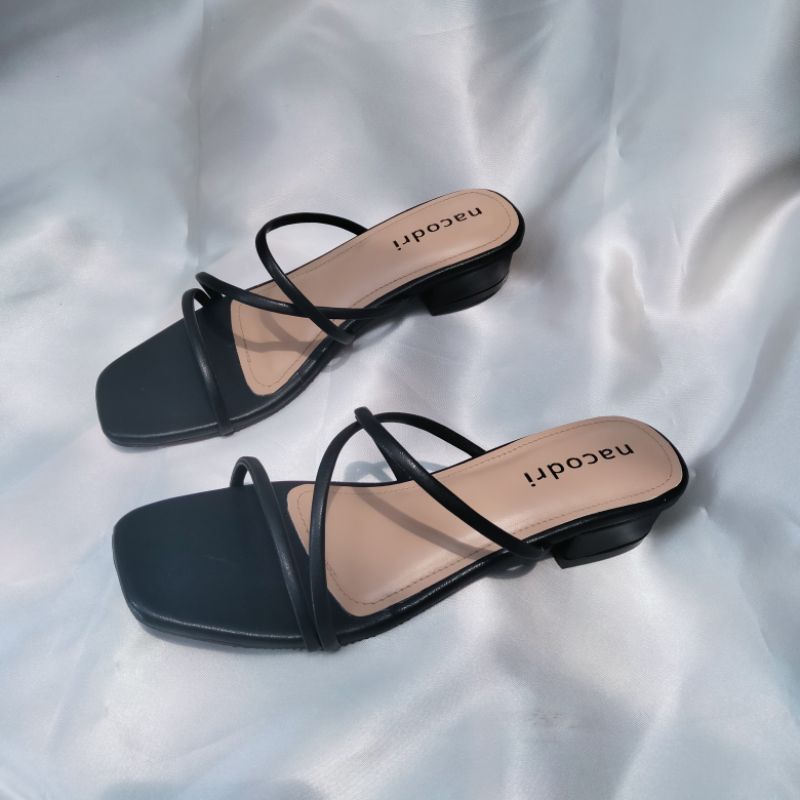 NACODRI - FREYA sandal tali wanita heels 3cm