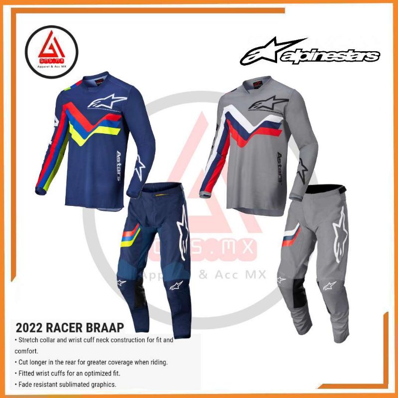 JERSEY SET ALPINESTAR 2022 RACER BRAAP, JERSET ALPIN,GEAR SET ALPIN