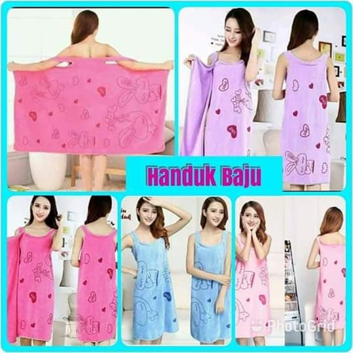 baju handuk motif/handuk baju kimono