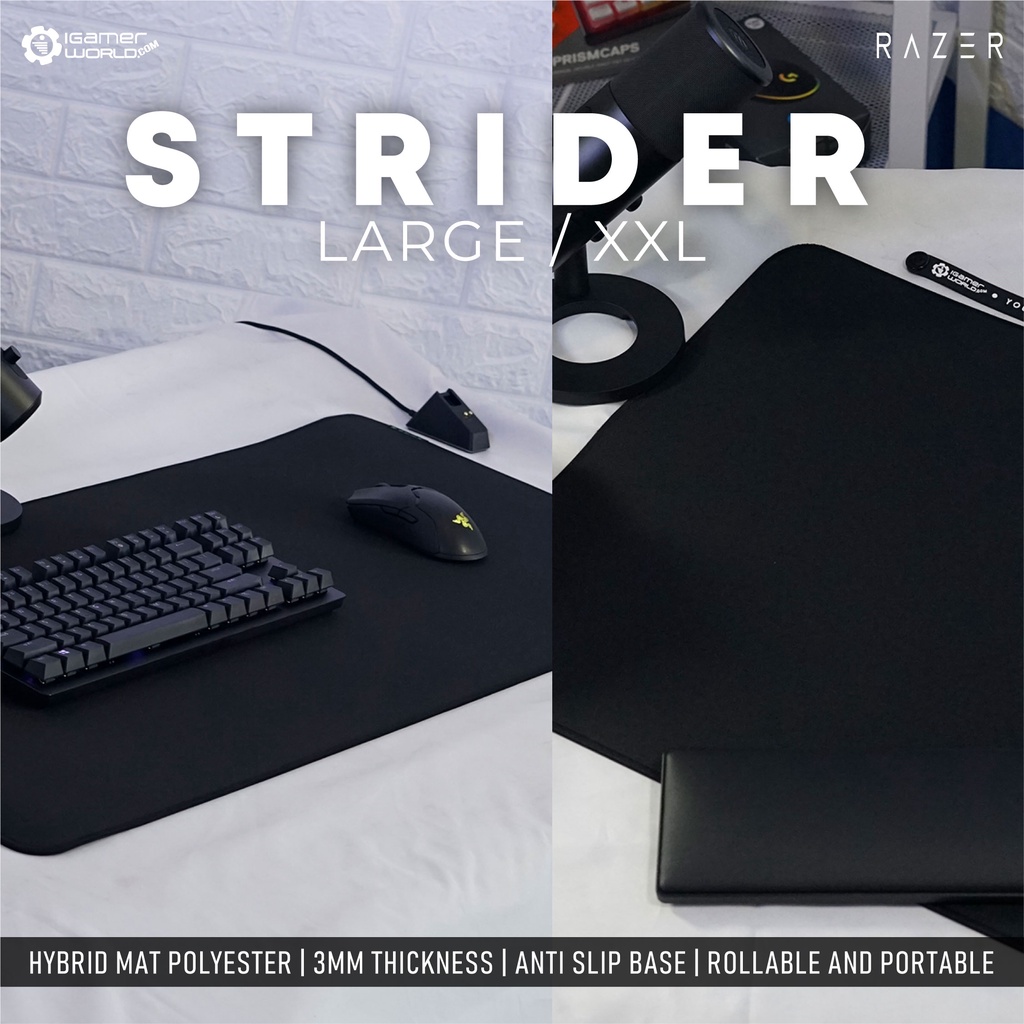 Razer Strider Hybrid Soft / Hard Mat Gaming Mousepad