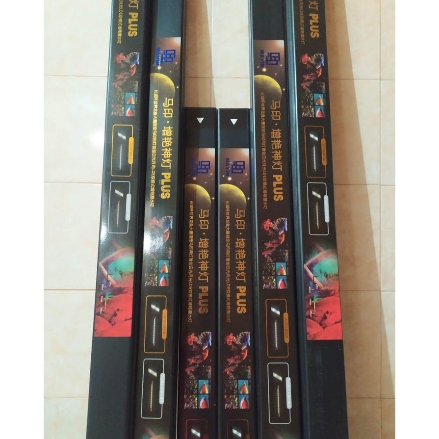MAYIN VIEW PLUS LED 72 92 112 142 172 cm LAMPU VIEW TANNING ARWANA AQUARIUM AQUASCAPE CELUP 72cm 92c