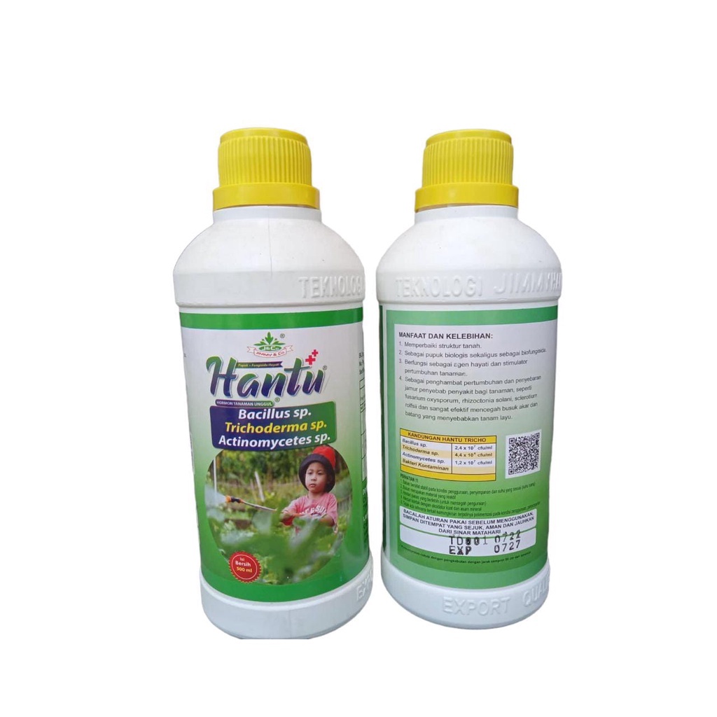 Trikoderma Tricoderma Jimmy Hantu + Fungisida Hayati 500ml Hormon Tanaman Unggul Trichoderma