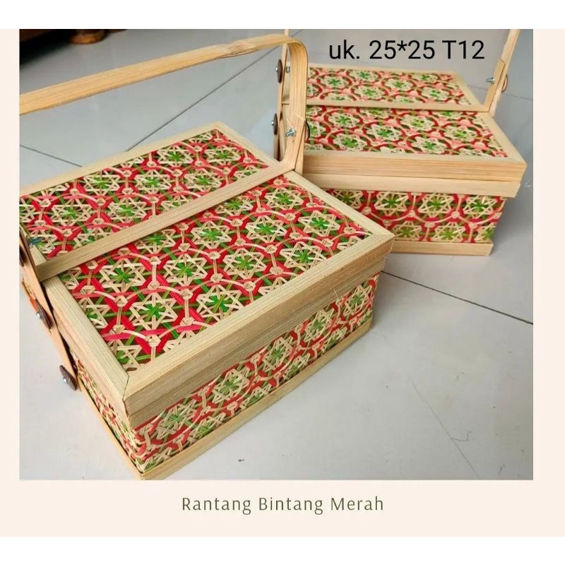 

Rantang truntum bambu | hampers lebaran