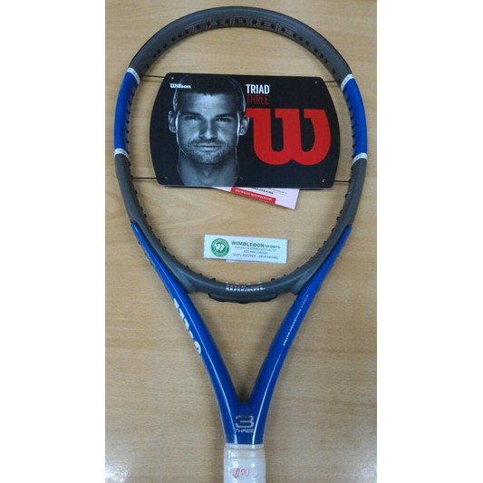 NEW Raket Tenis WILSON TRIAD THREE/ TRIAD 3/ T3 NEW BASALT