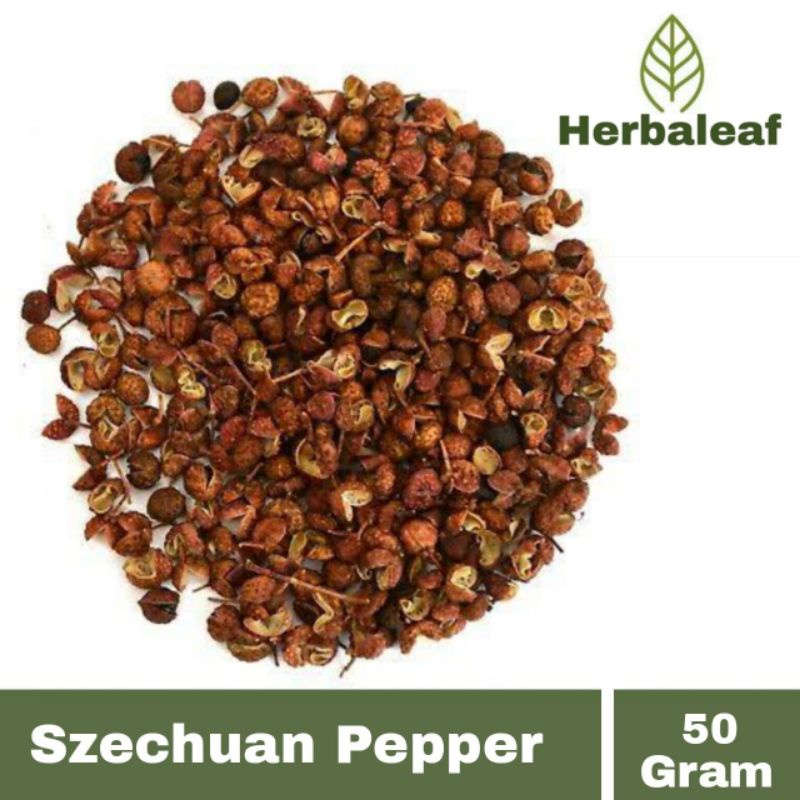 

szechuan pepper - Szechuan peppercorns - andaliman - biji mala - sichuan pepper - hua jiao - lada sichuan - per 50 gram