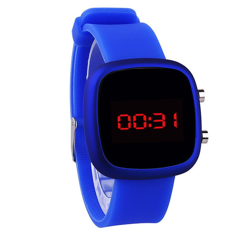 BAJ JAM TANGAN WANITA / PRIA DIGITAL RUBBER LED WATCH IMPORT GROSIR ORIGINAL HIGH QUALITY JF089